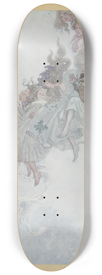 William Heath Robinson - Round and round they went, such whirling and twirling 8.25 inch art skate deck