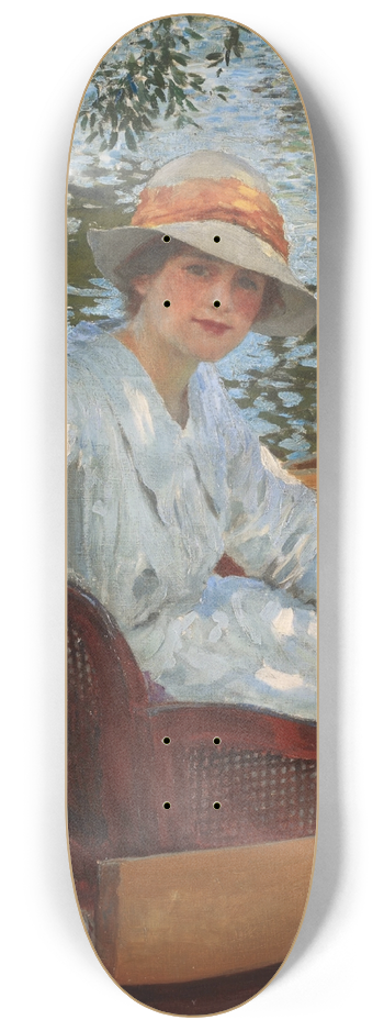 William Henry Margetson - A Summers Row 8.25 inch art skate deck