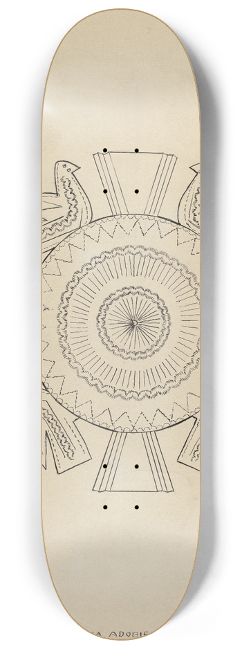 William Hoffman - Cut Tin Candle Holder 8.25 inch art skate deck