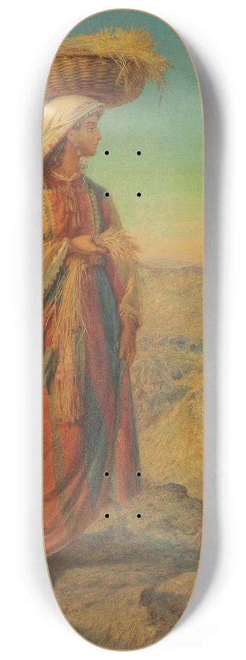 William James Webbe - Ruth: An Eastern Gleaner 8.25 inch art skate deck