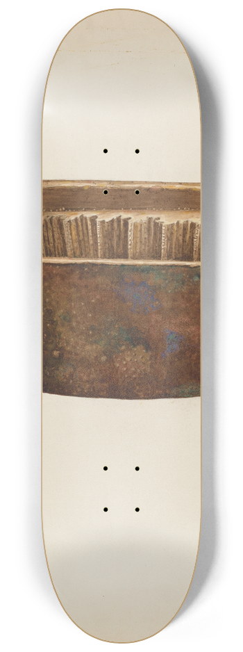 William Kieckhofel - Crockery Mold 8.25 inch art skate deck