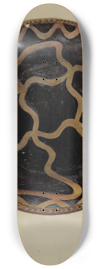 William L. Antrim - Pa. German Dish 8.25 inch art skate deck