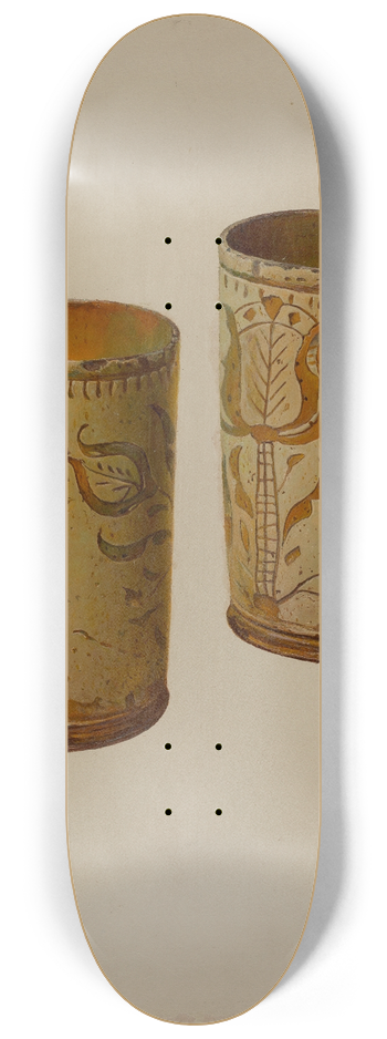 William L. Antrim - Pa. German Drinking Mug 8.25 inch art skate deck