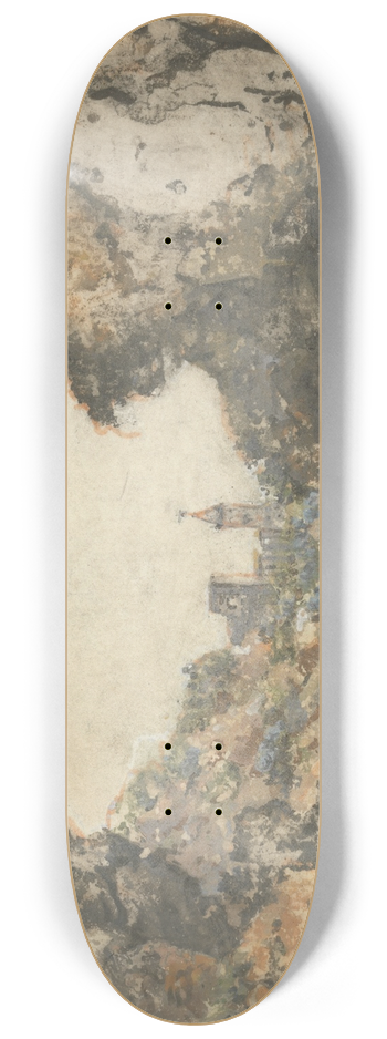 William Marlow - Rock Bridge at the Scuola di Virgilio 8.25 inch art skate deck