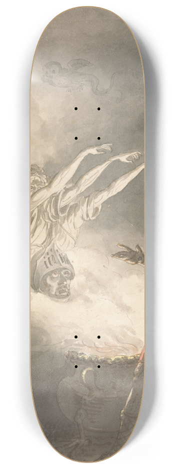 William Marshall Craig - Macbeth and the Apparition of the Armed Head 8.25 inch art skate deck