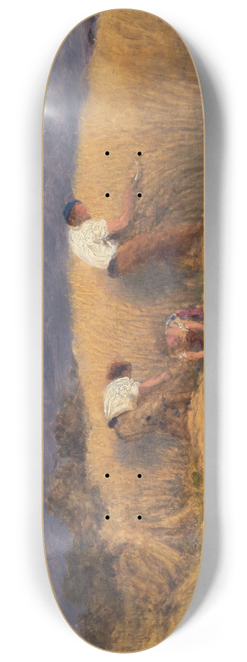 John Linnell - A Finished Study For reaping 8.25 inch art skate deck