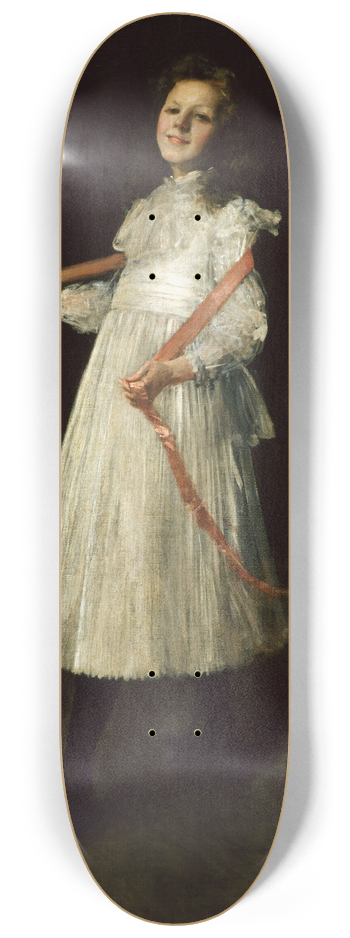 William Merritt Chase - Alice 8.25 inch art skate deck