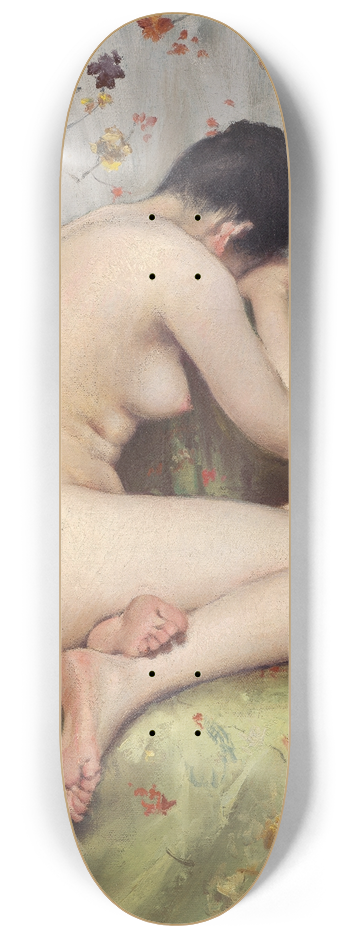 William Merritt Chase - A Modern Magdalen 8.25 inch art skate deck