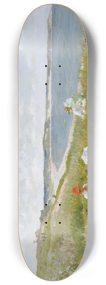 William Merritt Chase - Idle Hours 8.25 inch art skate deck