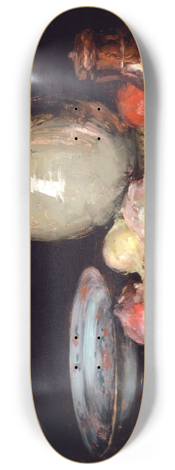 William Merritt Chase - Just Onions 8.25 inch art skate deck