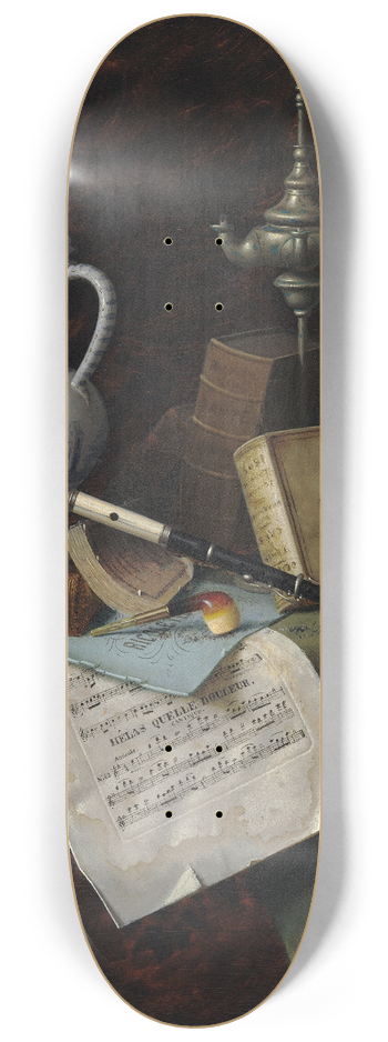 William Michael Harnett - My Gems 8.25 inch art skate deck