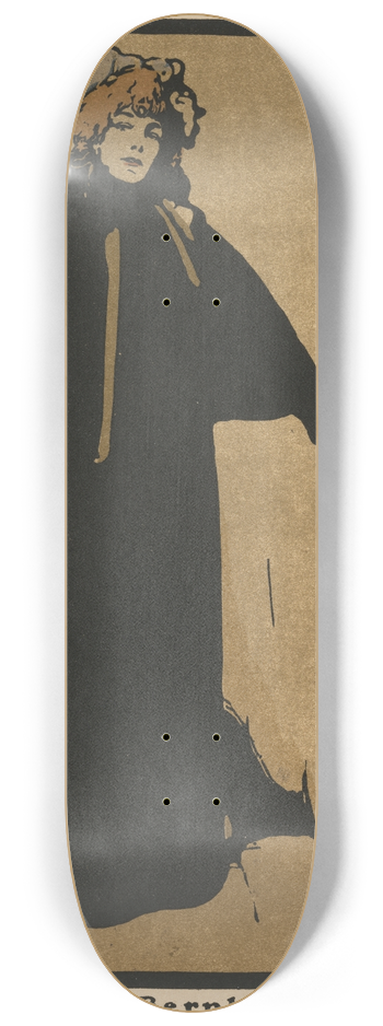 William Nicholson - Sarah Bernhardt 8.25 inch art skate deck