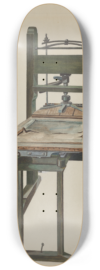 William O. Fletcher - Press 8.25 inch art skate deck