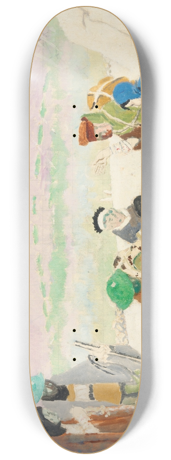 William Orpen - Death in the Snow 8.25 inch art skate deck