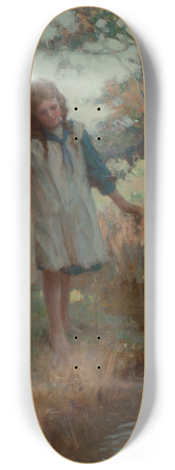 William Pratt - The duck pond 8.25 inch art skate deck