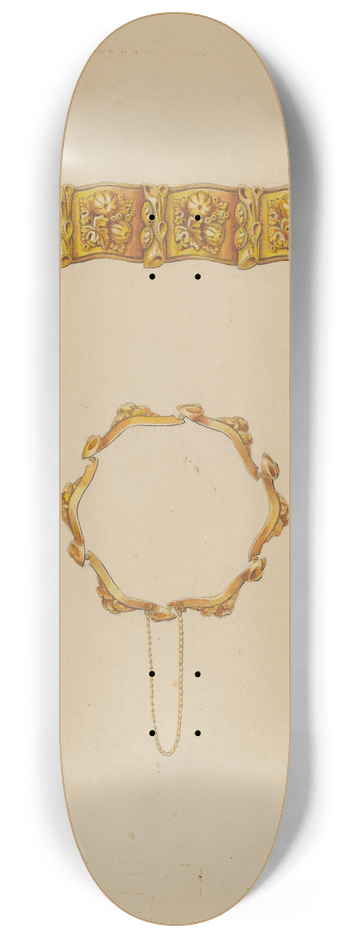 William P. Shearwood - Bracelet 8.25 inch art skate deck