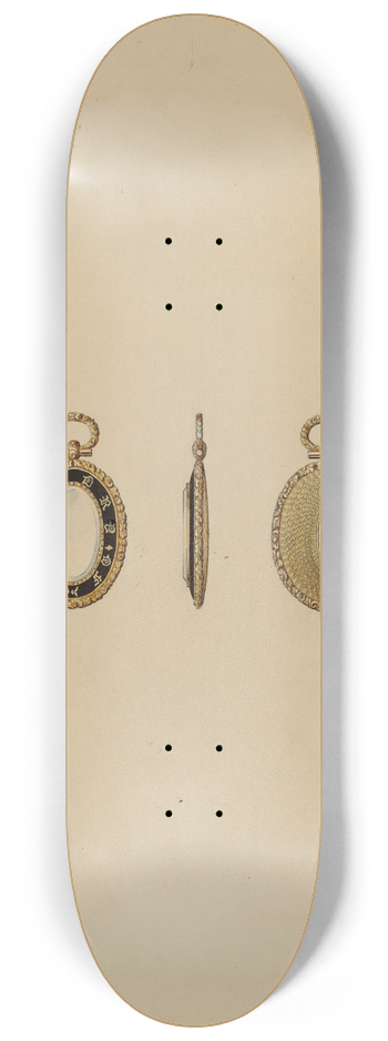 William P. Shearwood - Brooch 8.25 inch art skate deck