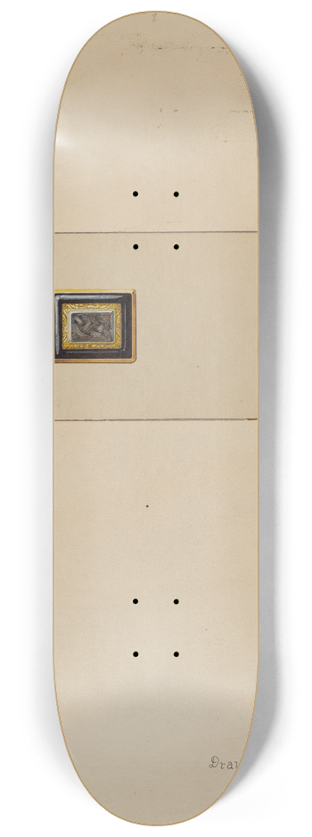William P. Shearwood - Brooch 8.25 inch art skate deck
