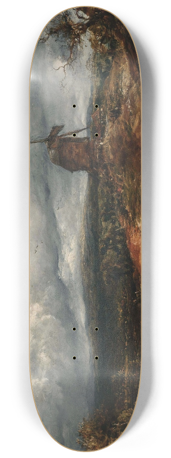 John Linnell - The windmill 8.25 inch art skate deck