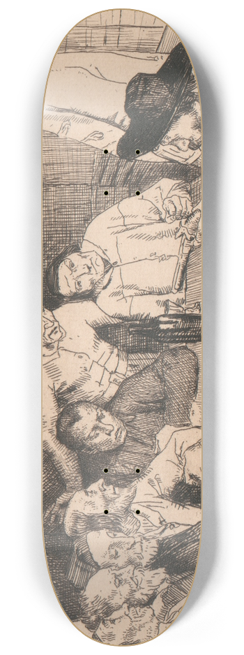 William Strang - The Pirates Council 8.25 inch art skate deck