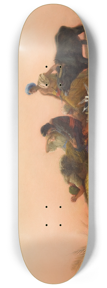 William Strutt - Jerusalem pilgrims 8.25 inch art skate deck