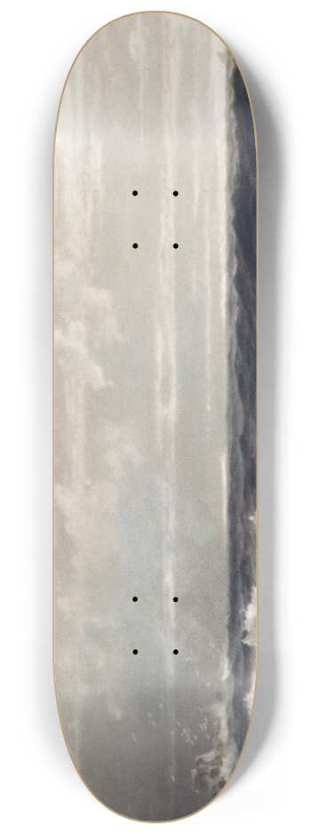 William Trost Richards - Near Lands End, Cornwall 8.25 inch art skate deck