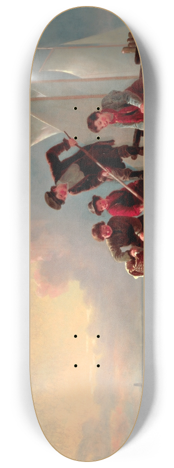 William Tylee Ranney - Boys Crabbing 8.25 inch art skate deck