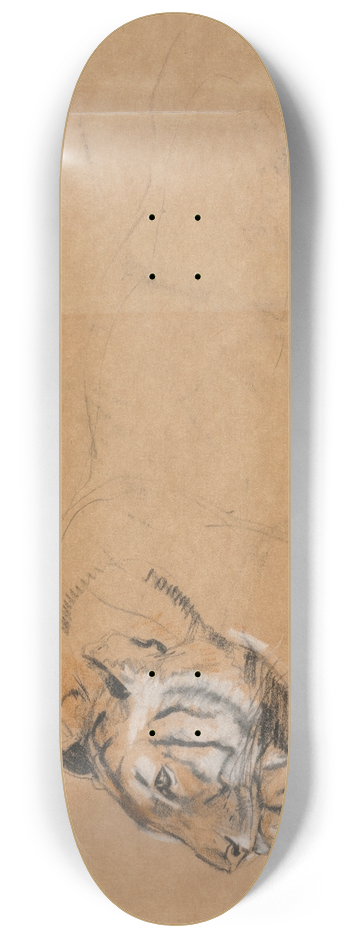 John Macallan Swan - Tiger 8.25 inch art skate deck