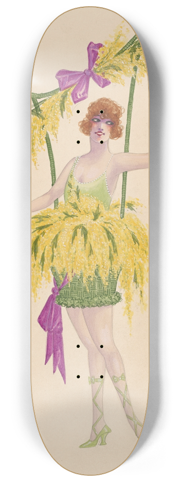 Will R. Barnes - 18-Golden Rod 8.25 inch art skate deck