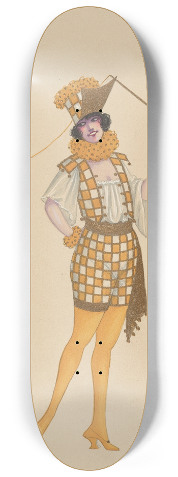 Will R. Barnes - 1-Orange-Boys 8.25 inch art skate deck