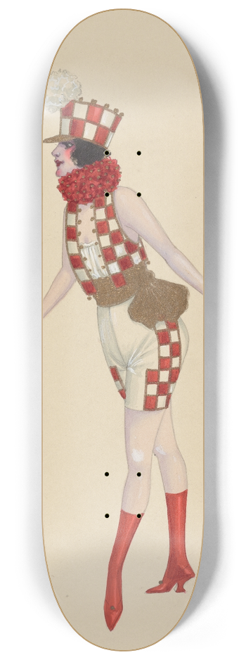 Will R. Barnes - 86-Checkboards 8.25 inch art skate deck