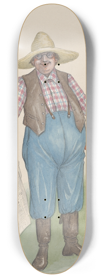 Will R. Barnes - A Townie 8.25 inch art skate deck