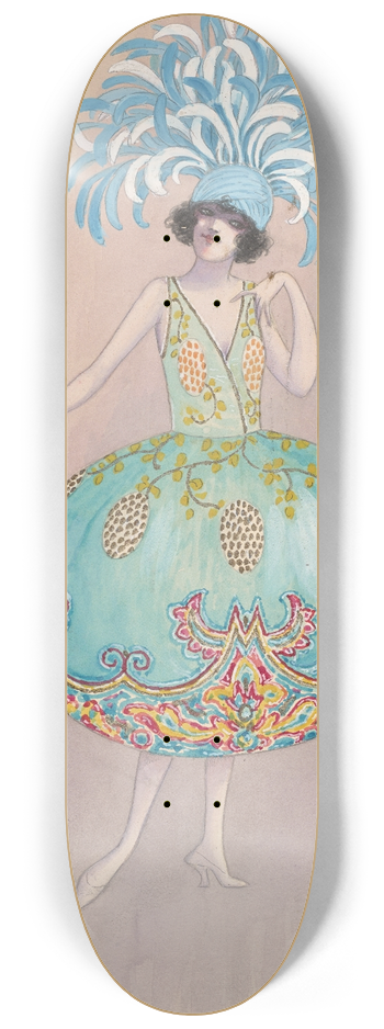 Will R. Barnes - Baloons 8.25 inch art skate deck