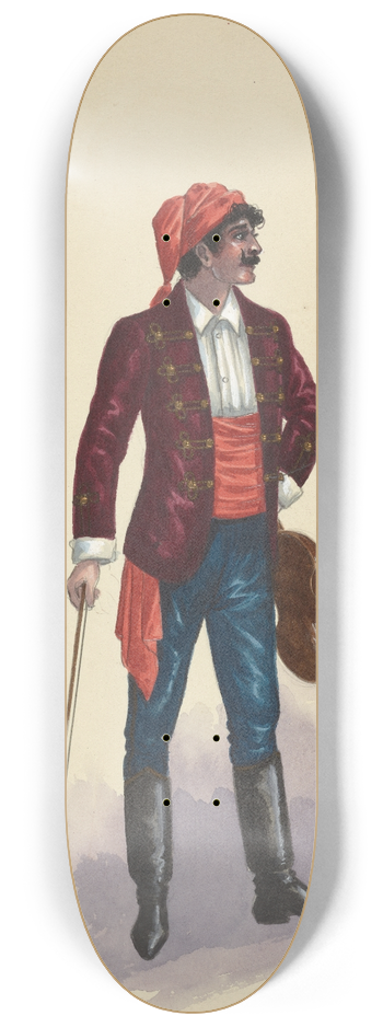 Will R. Barnes - Band-Act II 8.25 inch art skate deck