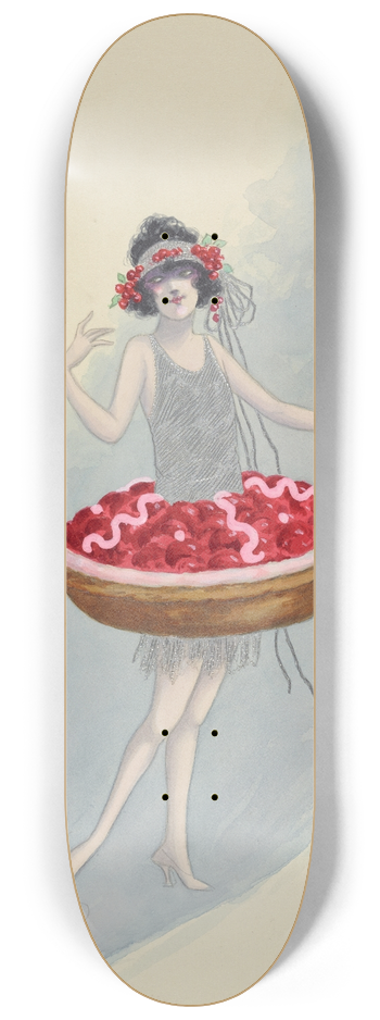 Will R. Barnes - Cherry Tart 8.25 inch art skate deck