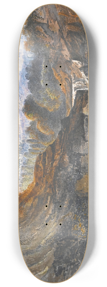 John Martin - Figures In A Classical Landscape 8.25 inch art skate deck