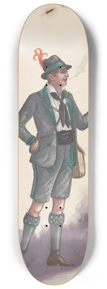 Will R. Barnes - Costume for men 8.25 inch art skate deck