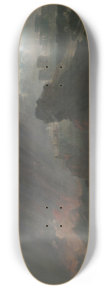 John Martin - Joshua Commanding the Sun to Stand Still 8.25 inch art skate deck