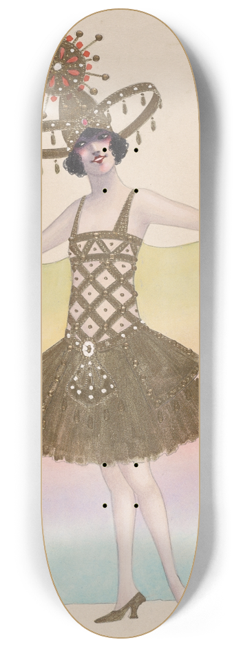 Will R. Barnes - No. 2 Rainbow 8.25 inch art skate deck