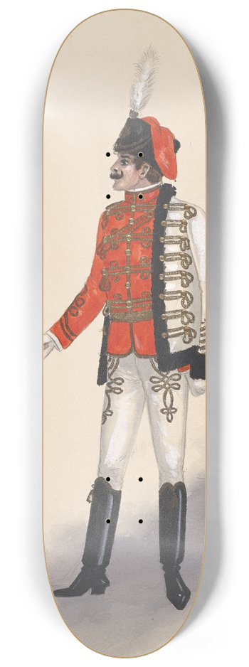 Will R. Barnes - Officer costume, 132 8.25 inch art skate deck