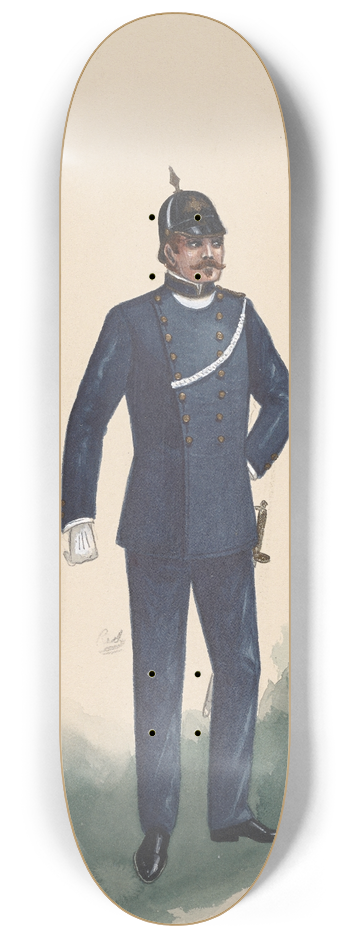 Will R. Barnes - Police; Act II 8.25 inch art skate deck