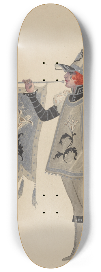 Will R. Barnes - Trumpeters 8.25 inch art skate deck