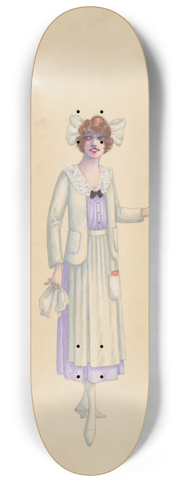 Will R. Barnes - Waiterettes 8.25 inch art skate deck