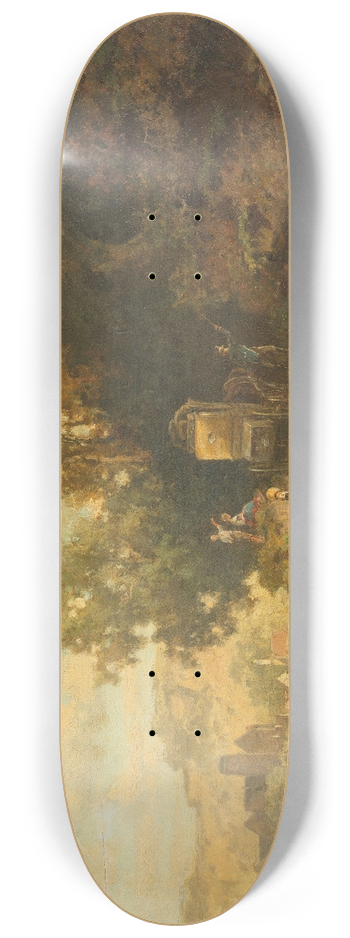 Willy Moralt - Die Post 8.25 inch art skate deck