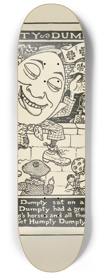 Winifred Smith - Humpty Dumpty 8.25 inch art skate deck