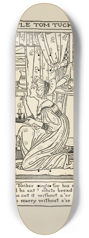 Winifred Smith - Little Tom Tucker 8.25 inch art skate deck