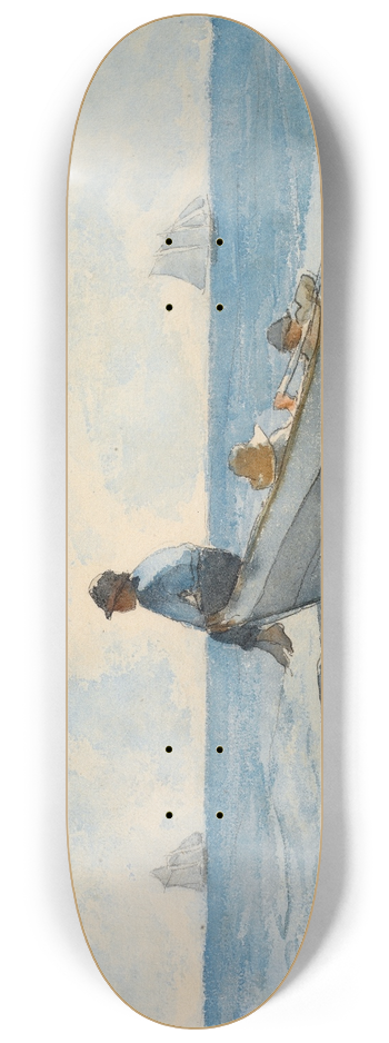 Winslow Homer - Boys in a Dory 8.25 inch art skate deck