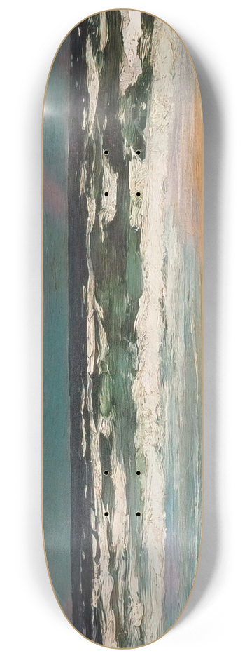 Winslow Homer - Sandy Beach with Breakers 8.25 inch art skate deck