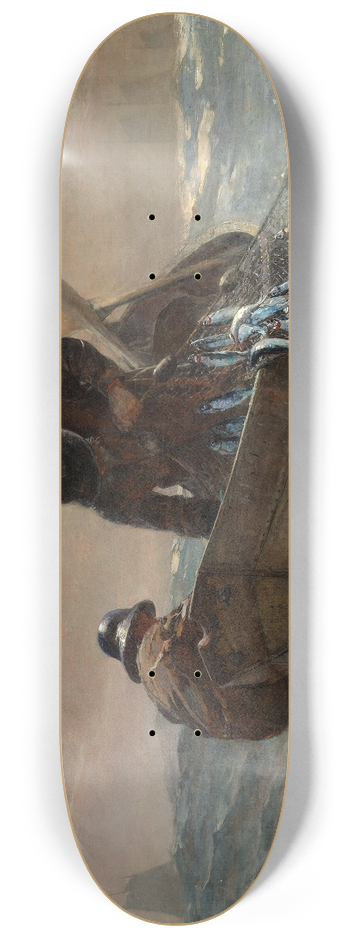 Winslow Homer - The Herring Net 8.25 inch art skate deck