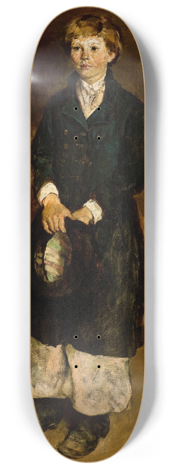 Witold Pruszkowski - Portrait of a Boy 8.25 inch art skate deck